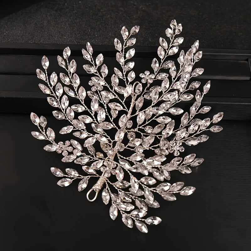 Crystal Rhinestone Hair Vine Headband Hairband For Women Party Bridal Wedding Hair Accessories Jewelry Vine Headband Hairband