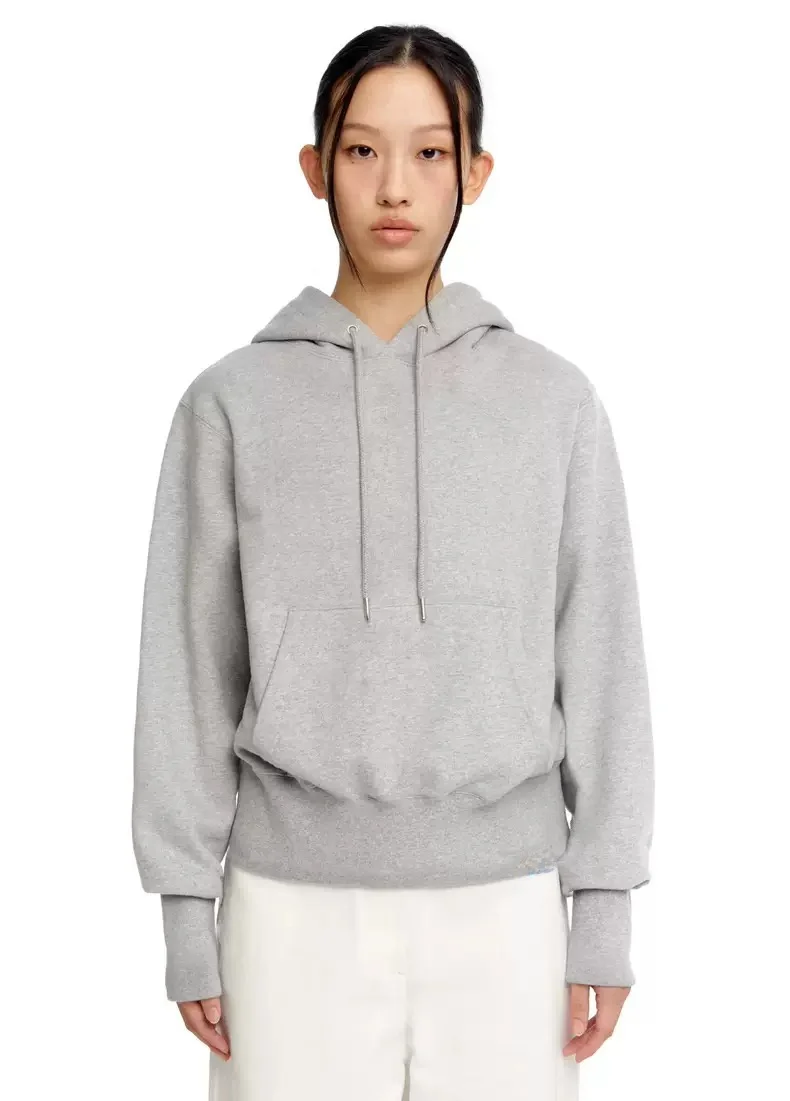 ay عارضة بسيطة اللون هوديي طويل Sve الشارع Sle المرأة البلوز مستقيم قطع القطن 00٪ موسم الربيع