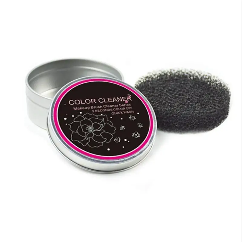 Makeup Brush Cleaner Sponge 1/2Pcs Soft Eco-friendly Cosmetic Brush Washing Drying Holder for Daily Makeup Use