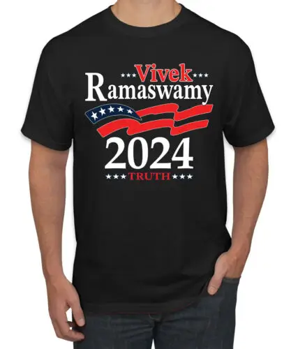 Vivek Ramaswamy 2024 Truth Campaign American Flag Truth  Men TShirt