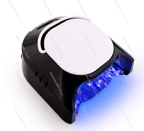 Advanced 86W LED UV Nail Lamp - Mirror-Finish Interior, Dual Light, Rechargeable Portable Design