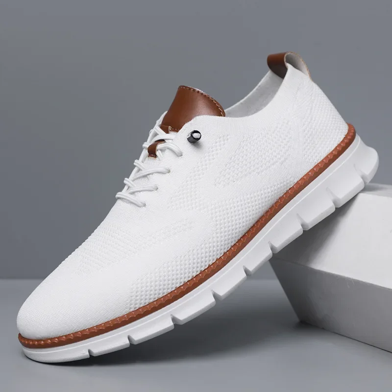 Scarpe da ginnastica da uomo Mesh Scarpe vulcanizzate da uomo Mocassini estivi casual in maglia traspirante 2024 Nuove scarpe da ginnastica da esterno taglie forti Zapatillas