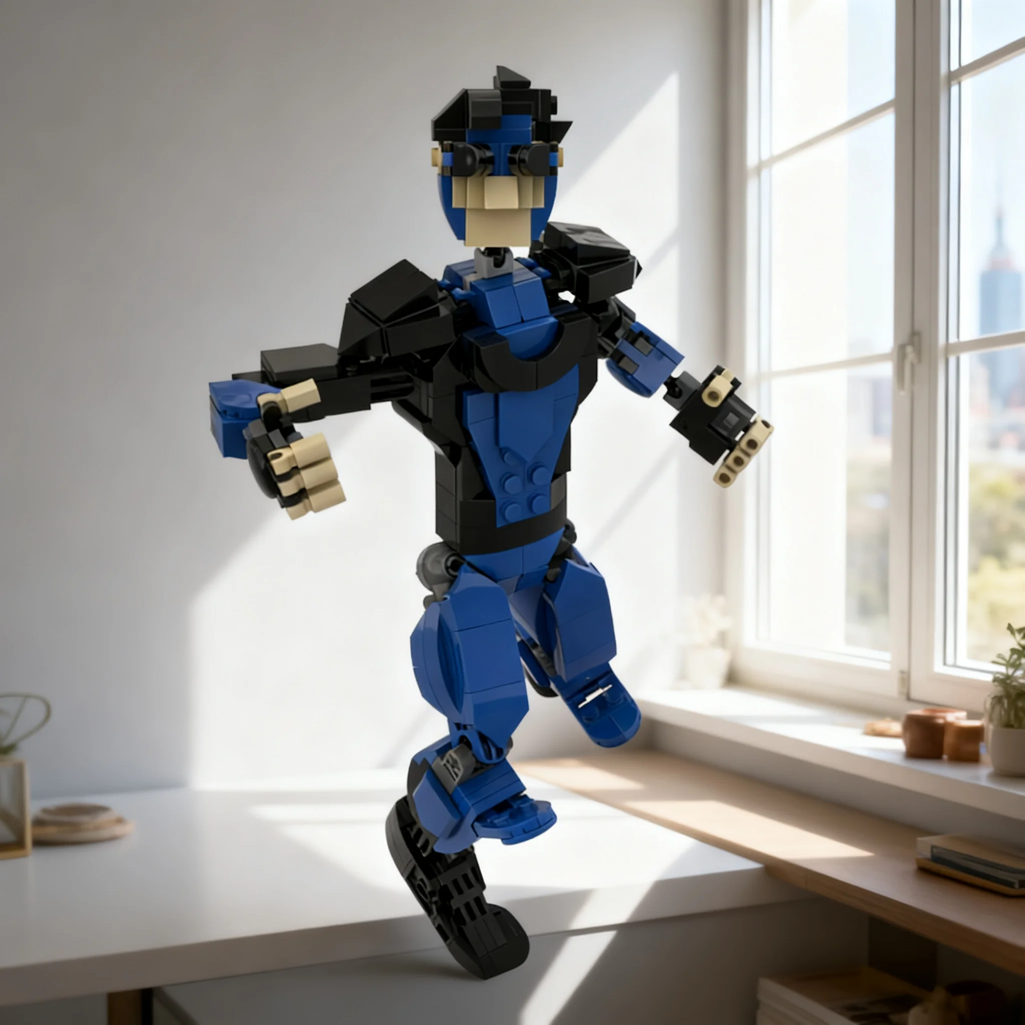 293pcs MOC Invincible Black Suit Buildable Figure Model Toy Building Blocks Architecture Christmas Gift Kids Brick DIY Idea