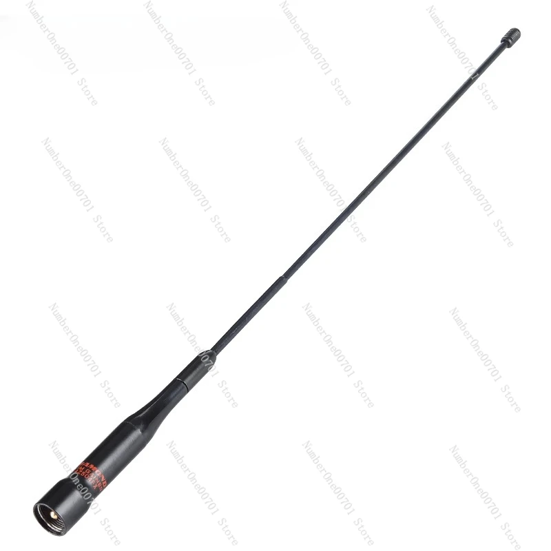 

AZ504FX UV dual-segment car radio antenna, black, soft short antenna 39cm