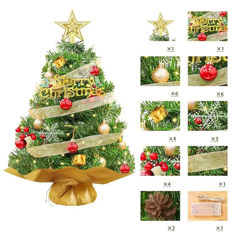 

Миниатюрная рождественская елка, украшение для рождественского стола, декоративная миниатюрная рождественская елка, настольное украшение для рождественской елки-AC82