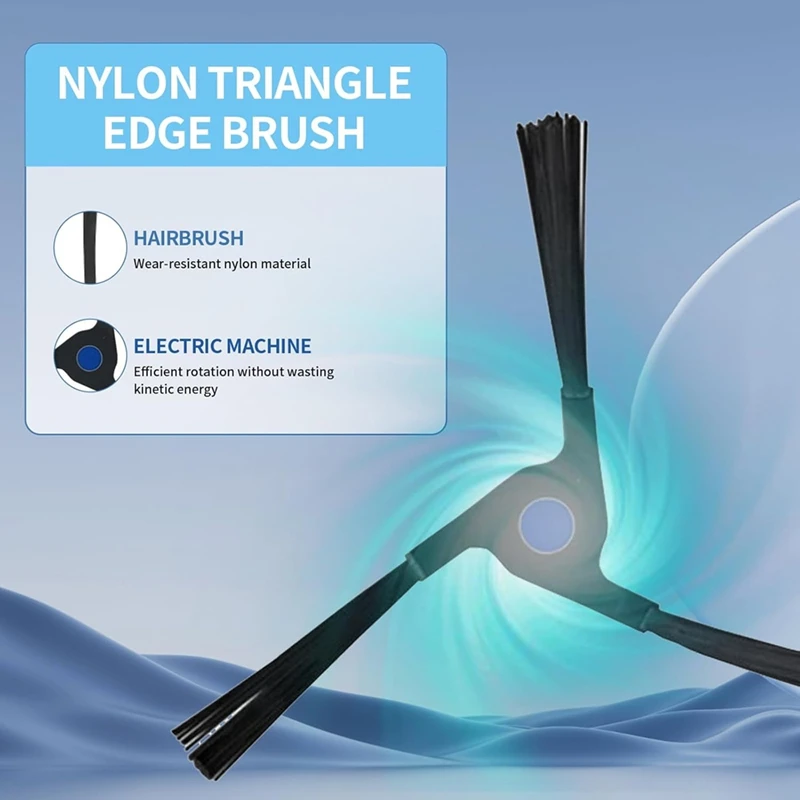 AB43-สําหรับ Ecovacs Deebot X2 Omni/X2 Pro/X2 หุ่นยนต์สูญญากาศอุปกรณ์เสริม Roller หลักแปรงด้านข้างกรอง Mop ผ้าฝุ่นกระเป๋าอะไหล่