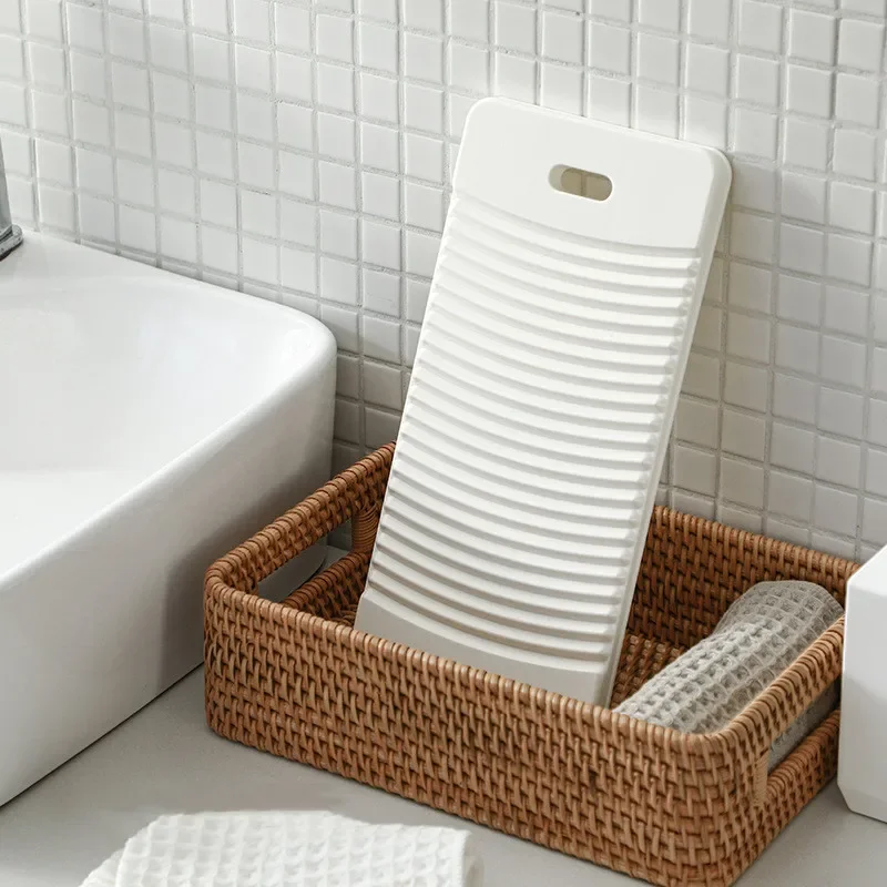 Portable Mini PP Washboard Home Bathroom for Underwear Pants Sock Washboard Portable Travel Washboard Simple Washing Machine