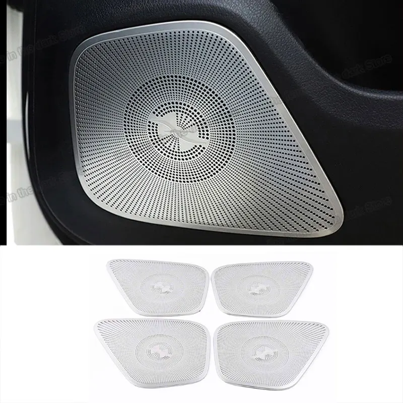 Car Audio Door Sound Trim Speaker Panel Cover Trims for Mercedes Benz A Class A200 A180 W177 2019 2020 2021 2022 2023 2024 2025