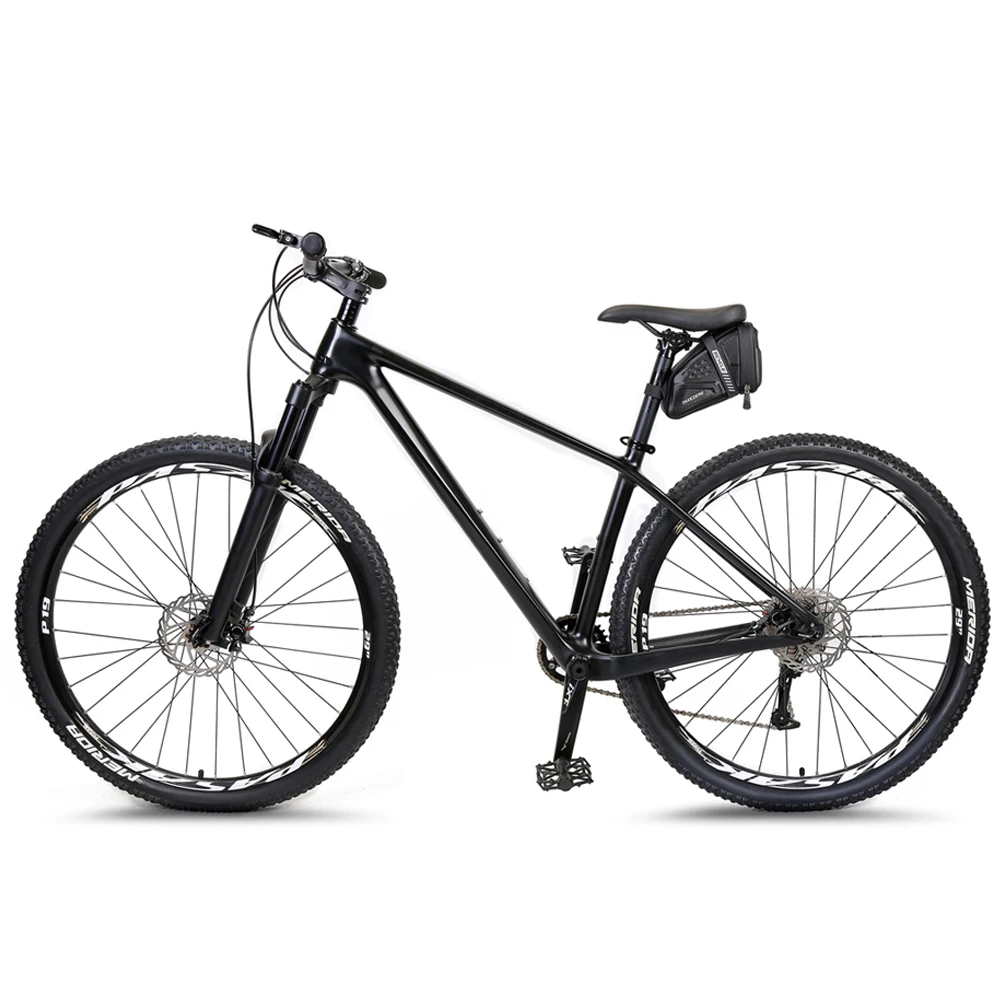 

1L Bicycle Bag Large Capacity Bike Seat Bag Back Seat Pouch Reflective Bicycle Saddle Bag EVA for Mountain Road Bikes
