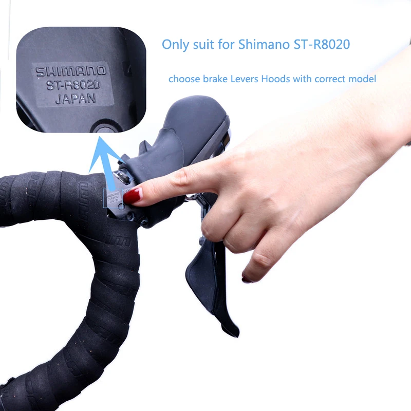 Road Bike Lever Hoods For Shimano ST R8020 Bicycle Dual Control Lever Bracket Cover Bike Shift Cover Cycling Accessories