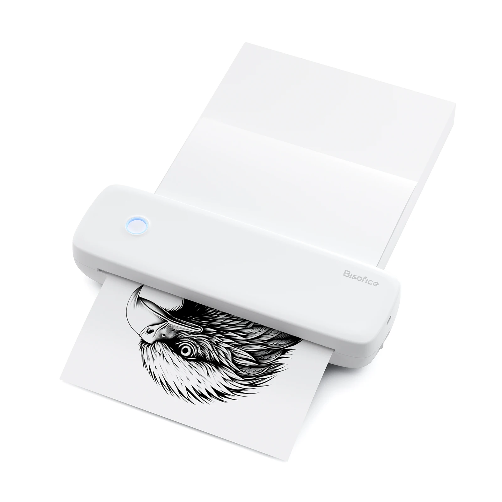

A4 Portable Thermal Transfer Printer Wireless&USB Connect with Mobile Computer US Letter A5 Paper Size for Office School Use