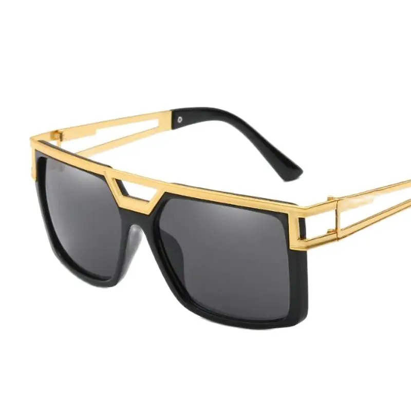 

KAPELUS New Style Box Personality Frame Sunglasses Fashion Hollow-Out Decoration Sunglasses Fashion Frame Sunglasses