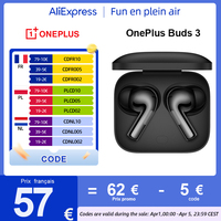 Global Version OnePlus Buds 3 TWS Earphone 49dB Active Noise Cancellation Bluetooth 5.3 True Wireless Headphone Earbuds