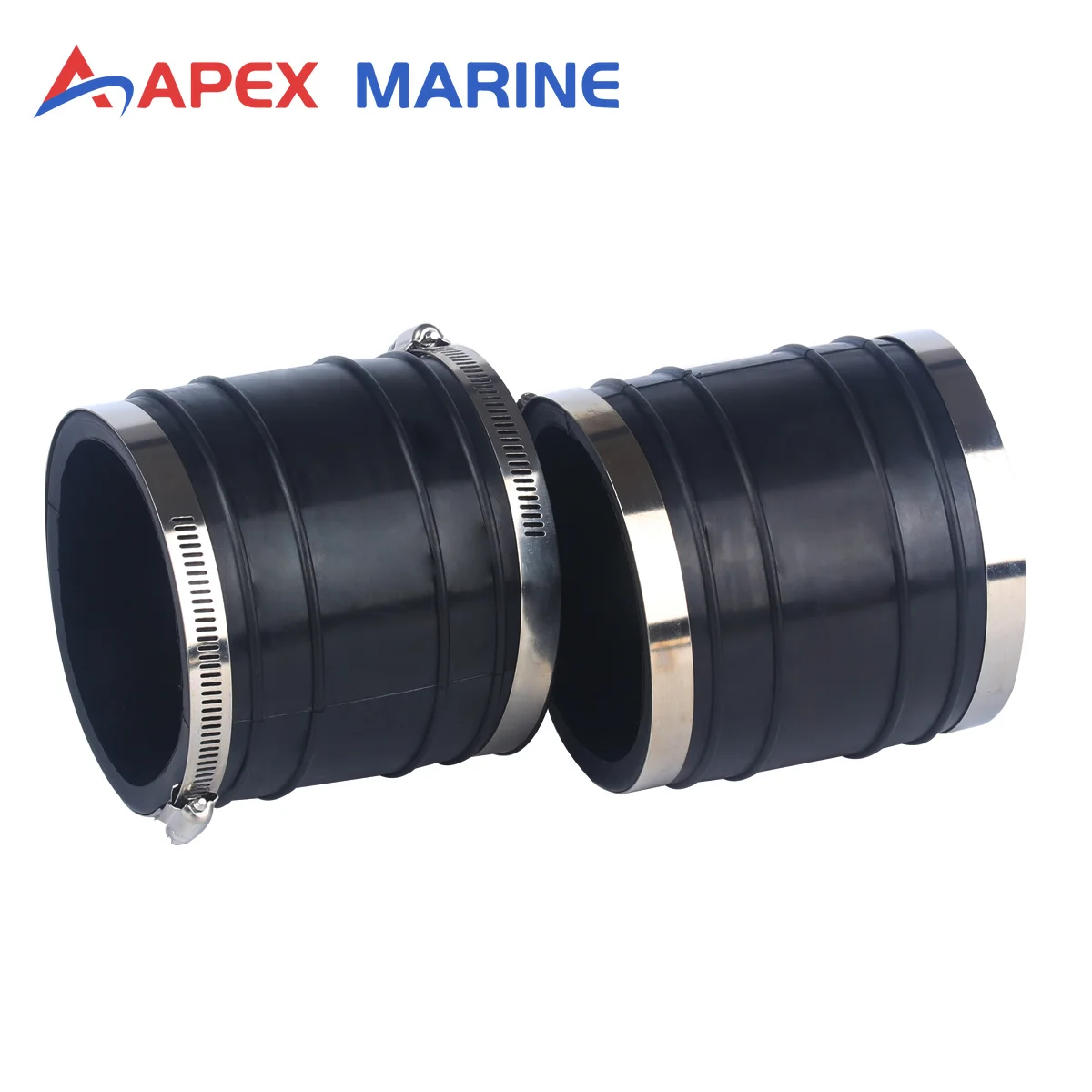 Fits for Mercruiser Lower Tube Exhaust Bellows 32-44348001 & Water Shutter Kit 807166A1 V6 V8 Stern Drive Motors Replace 18-2748