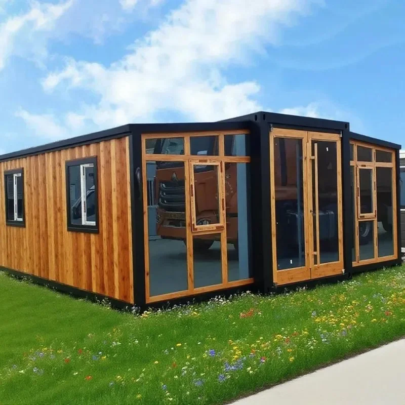Luxury Expandable Container House and Contemporary Mobile House 20ft 40ft Prefab Modern 2 3 Bedrooms Villa Living Hot Sale