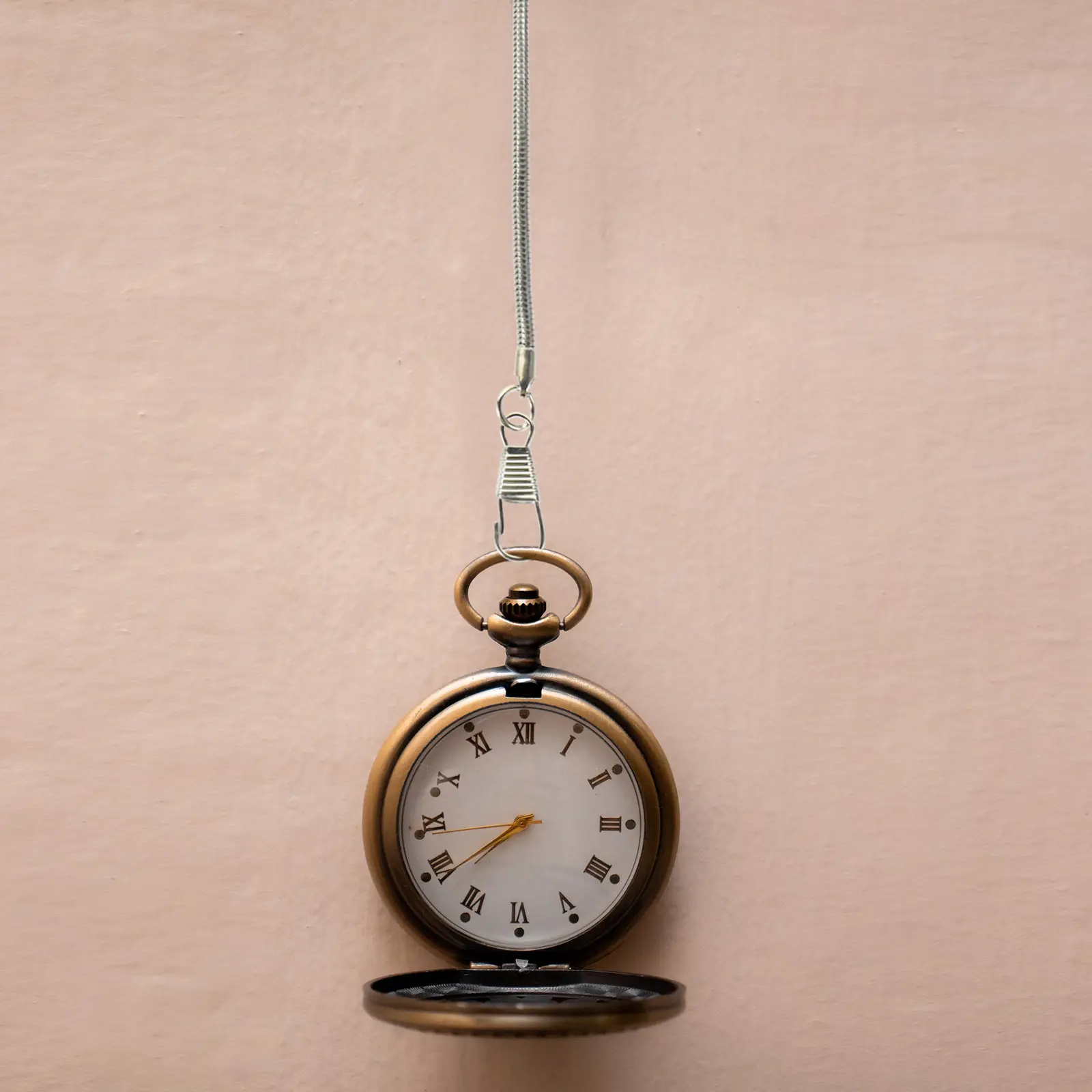 

Long Alloy Pocket Watch Chain Clip-on Metal Chain for Pocket Watches Vest Pants Hanging Decor Retro Fashion Accessory Supply