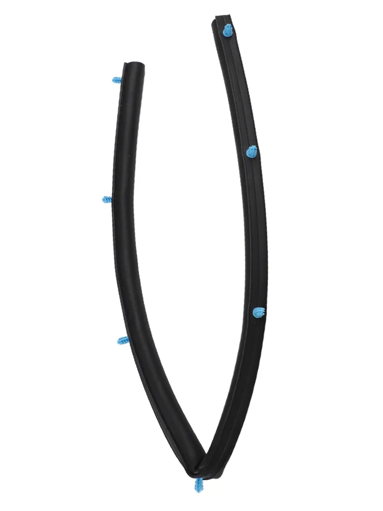 OEM Number 68040220AC Rubber Hood Seal for Dodge For Challenger 2008-2023 For Charger 2011-2023 Black Weatherstrip
