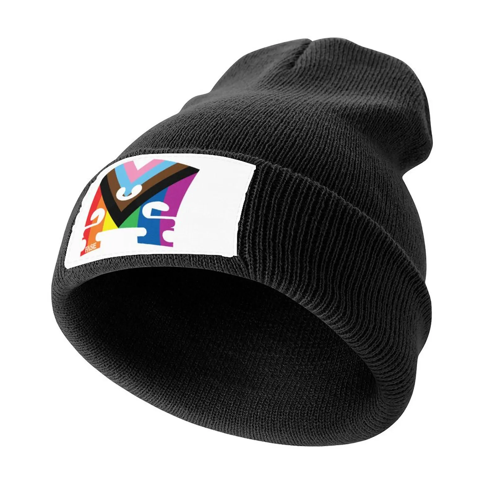 

Violin & Viola Pride Inclusive Rainbow Flag Bridge Knitted Cap Fishing cap Dropshipping Trucker Cap Women's Men's