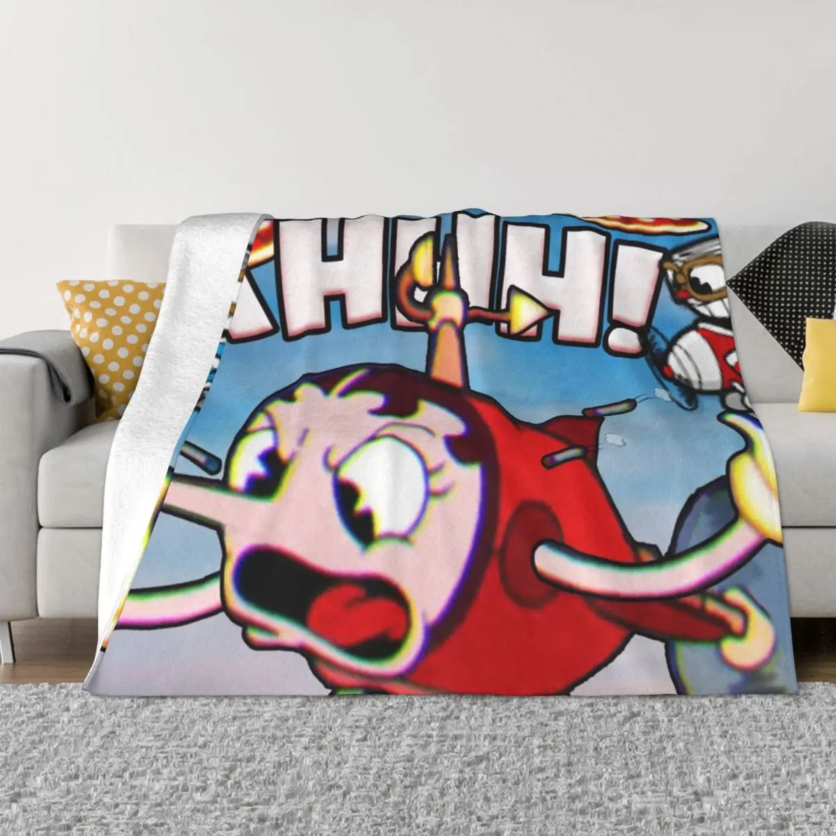 

Cuphead Game 000442, одеяла для кемпинговой кровати, одеяло для кровати, одеяла для пар, персонализированные одеяла, пледы