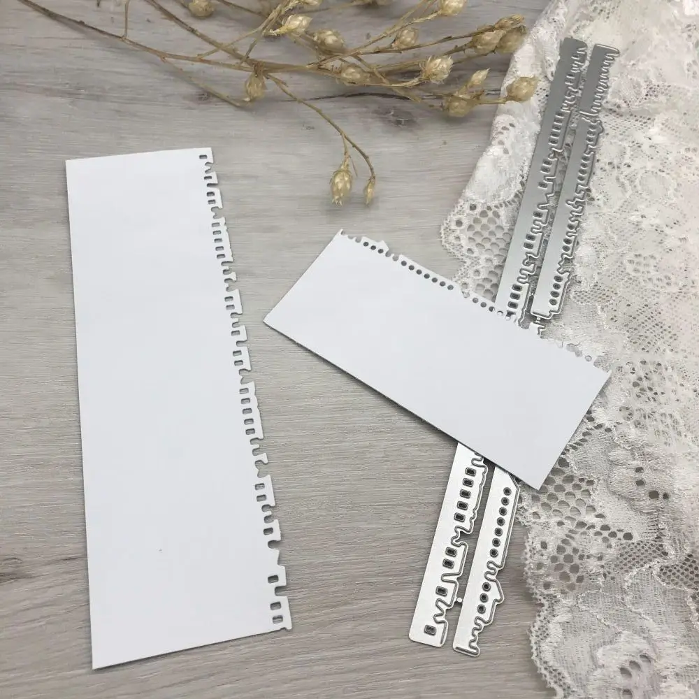 1 stücke metall schneiden stirbt geschnitten sterben form buch rand dekoration sammelalbum papier handwerk klinge punsch schablonen stirbt