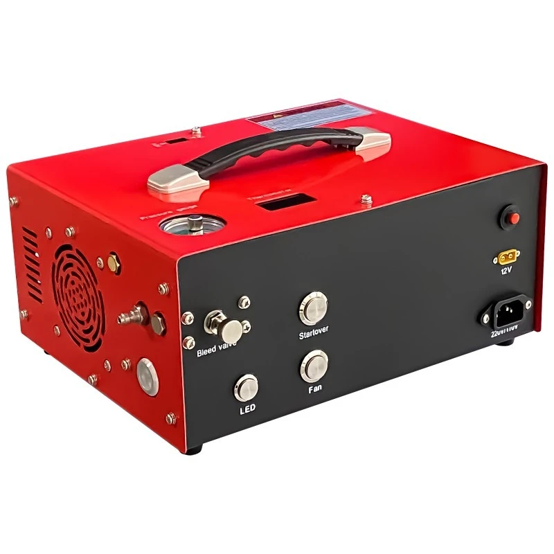 

220V-110V High Pressure Tire Inflator Portable Air Compressor Pump 4500PSI 30MPA with LED Light Auto Stop for Car Bike SUV Truck