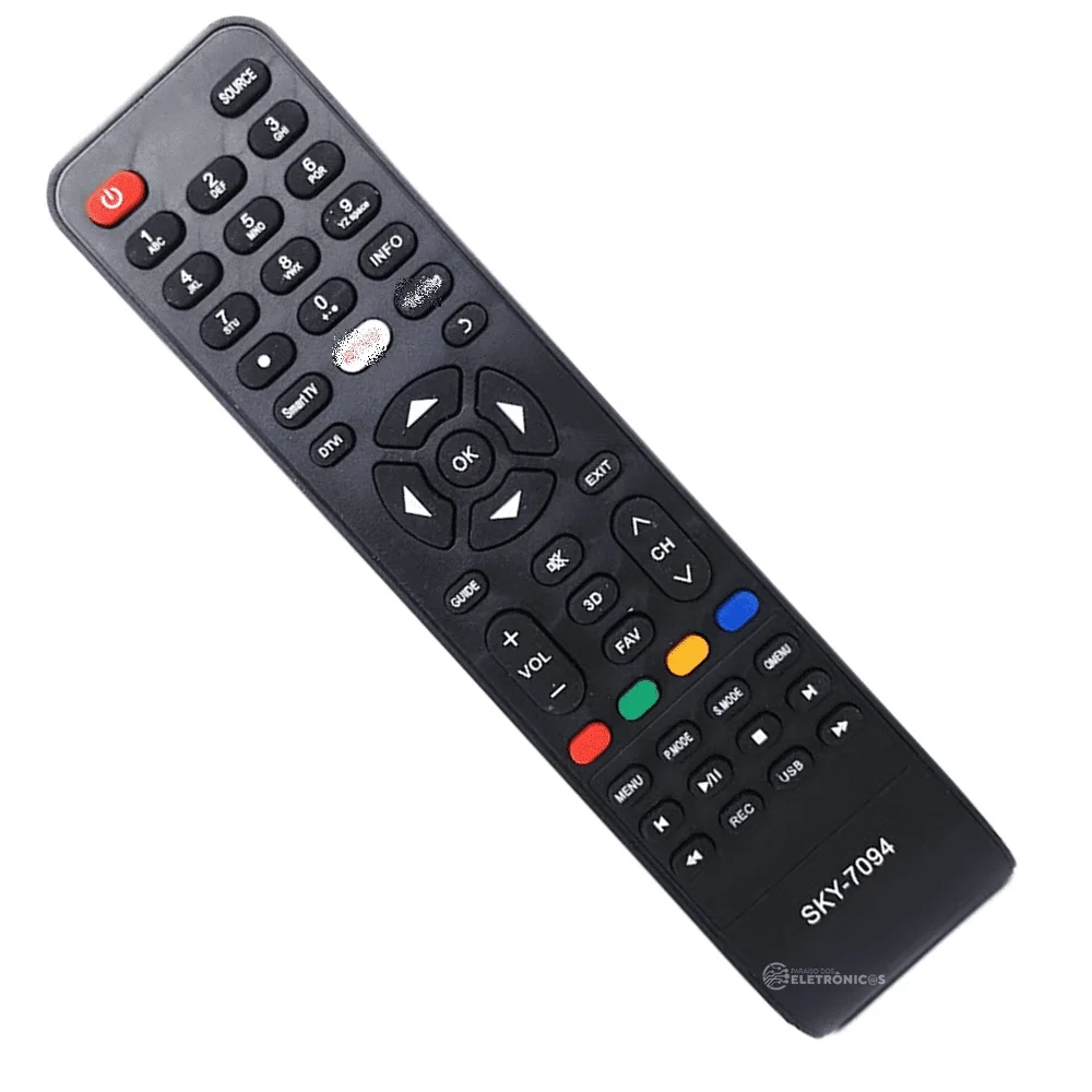 Remote Control Compatible with Philco Television with Netflix and YouTube Button-SK7094