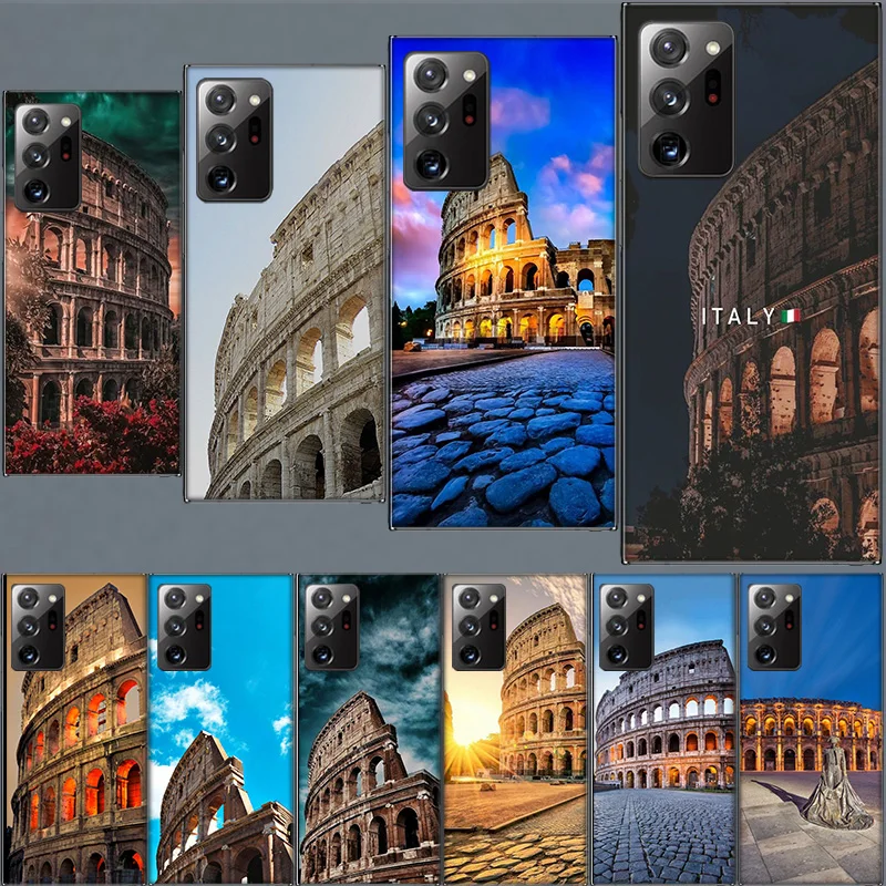 Colosseum Rome Italy Case for Samsung A05S A55 A35 A25 A15 Galaxy Note 20 Ultra 10 Lite 9 8 M12 M11 M30S M52 M51 M32 M31 J8 J6 J