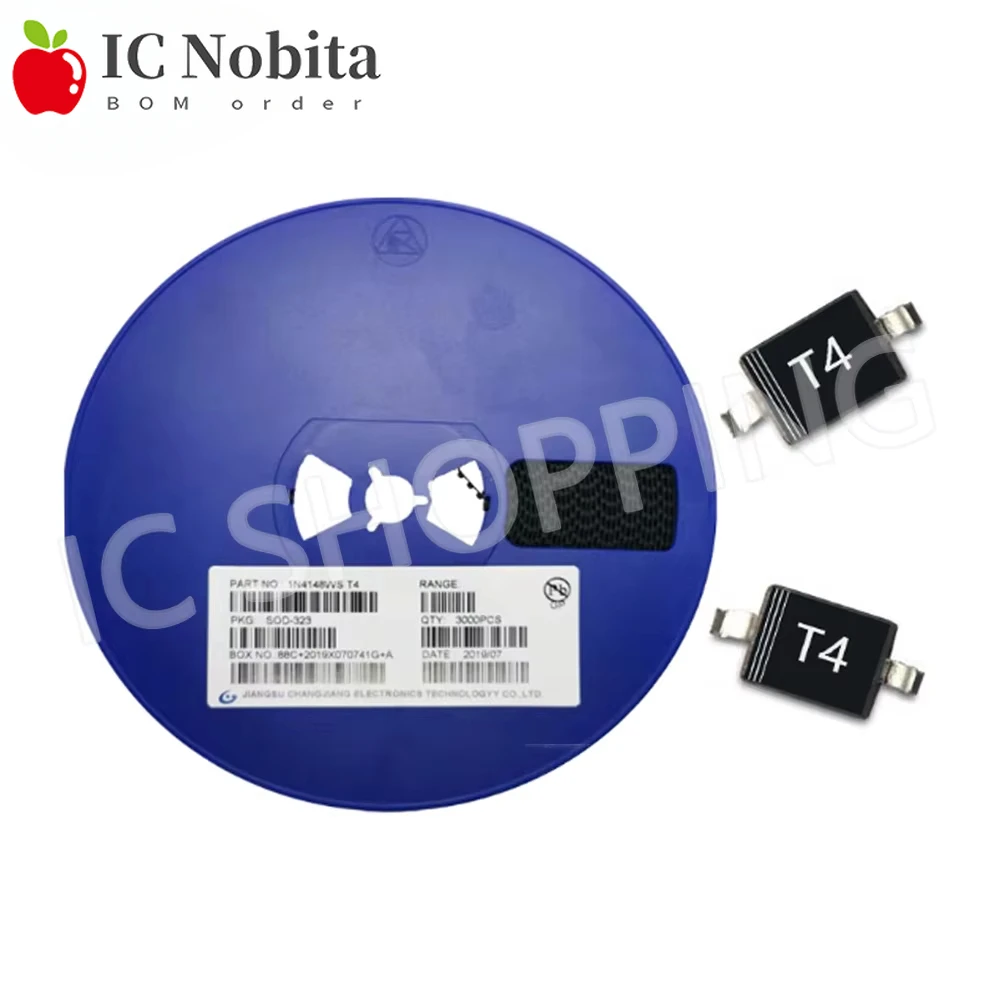 3000PCS 1N4007 1N4148 1N5819 SOD-123 SOD-323 SMD Diode 0805 1206 1N4148WS 1N5819WS B5819WS – Detail 4
