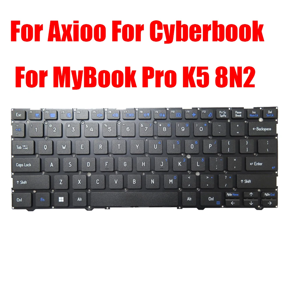 

English US Laptop Keyboard For Axioo For Cyberbook / For MyBook Pro K5 8N2 Black Without Backlit