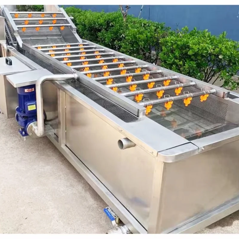 Customized Bubble Washing Machine For Vegetable Factory Sauerkraut Pickles Vegetable Raw Material Deep Cleaning Equipment