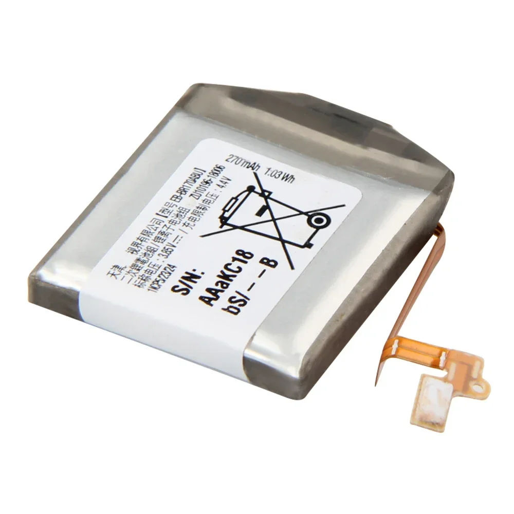 

EB-BR800ABU EB-BR810ABU EB-BR170ABU For Samsung Gear S4 SM-R800 SM-R805 46mm SM-R810 R815 42mm 472mAh Replacement Battery