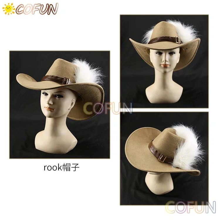 

RealCos Twisted-Wonderland Pomefiore Rook Cosplay Hat Halloween Game Women Men Knight Hat