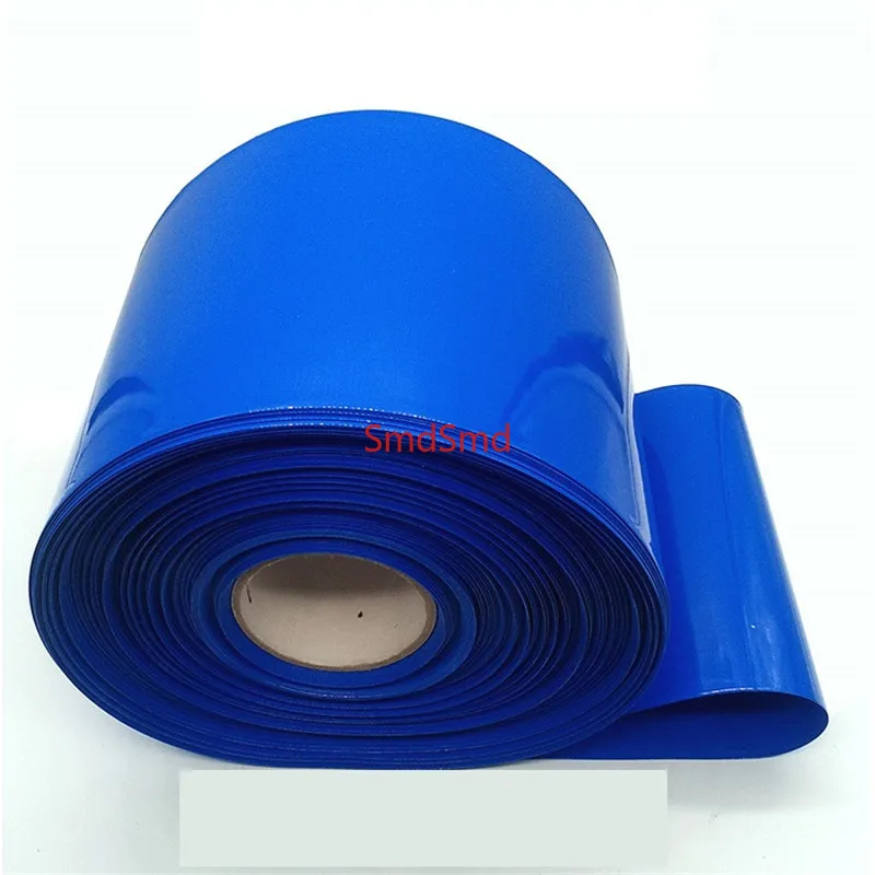 0.2mm Thick Insulated PVC Blue Heat Shrinkable Tube 18650 Battery Shrink Film Battery Insulation Sleeve 1KG Heat Shrinkable Tube