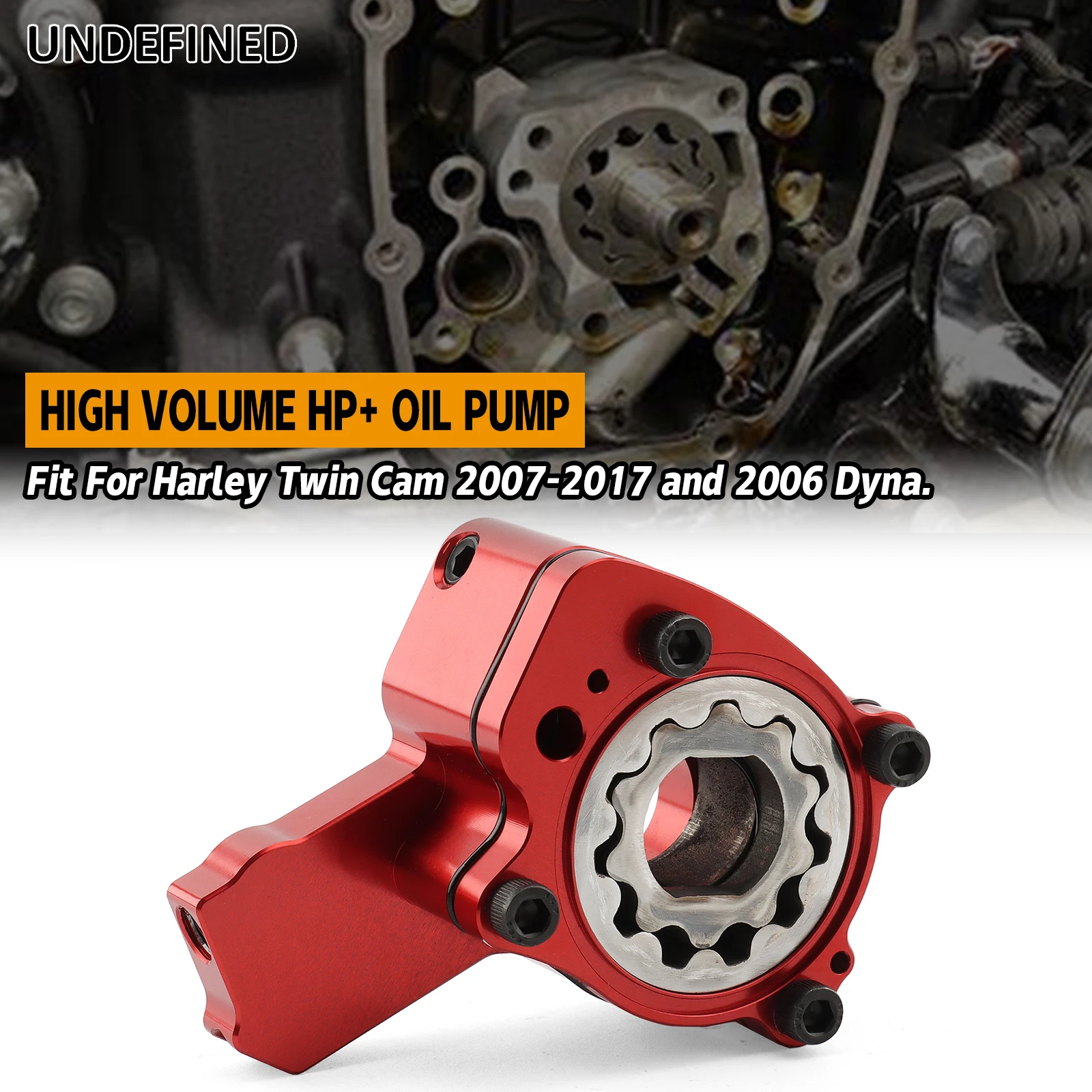 Motorcycle Aluminum High Volume High Performance Oil Pump for Harley 2006-2017 Twin Cam 96 & 103 Dyna Softail Touring Dyna 2006