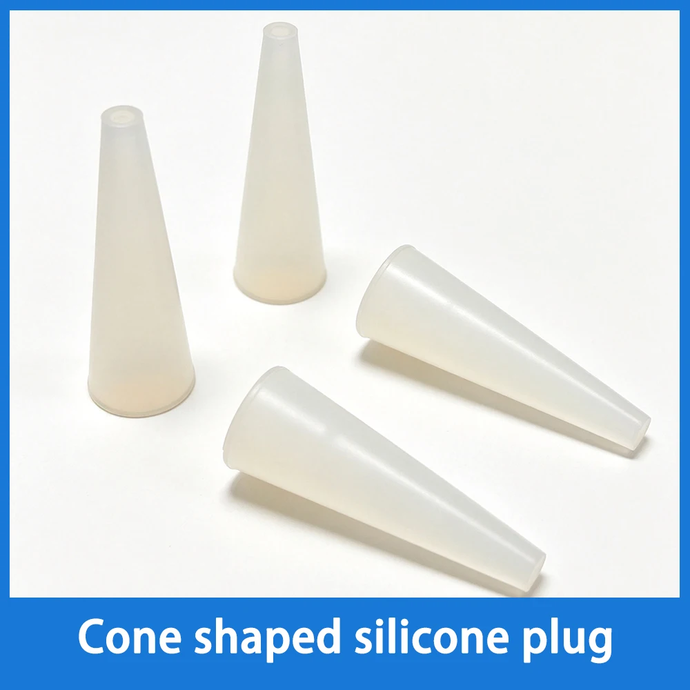 1-100Pc Sealing Plug Resistant Pressure Resistant Cone Shaped Silicone Plug Silent Shielding Plug Blocking Hole High Temperature