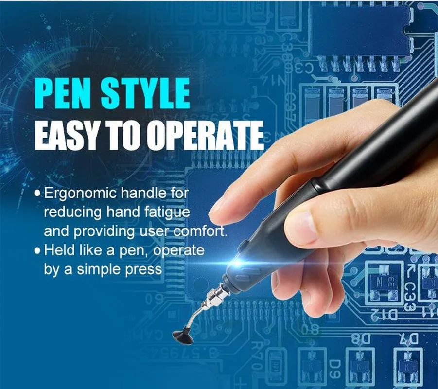 Pro'sKit Anti-static Electric Suction Pen with Three Vacuum Suction Cups for CPU Optical Components and Electronic Repair Tools