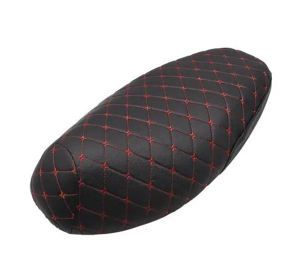

Waterproof Sunproof Faux Motorcycle Seat Cover Thickened Cushion for Electric Bike Scooter Moped Comfortable Seat Cover