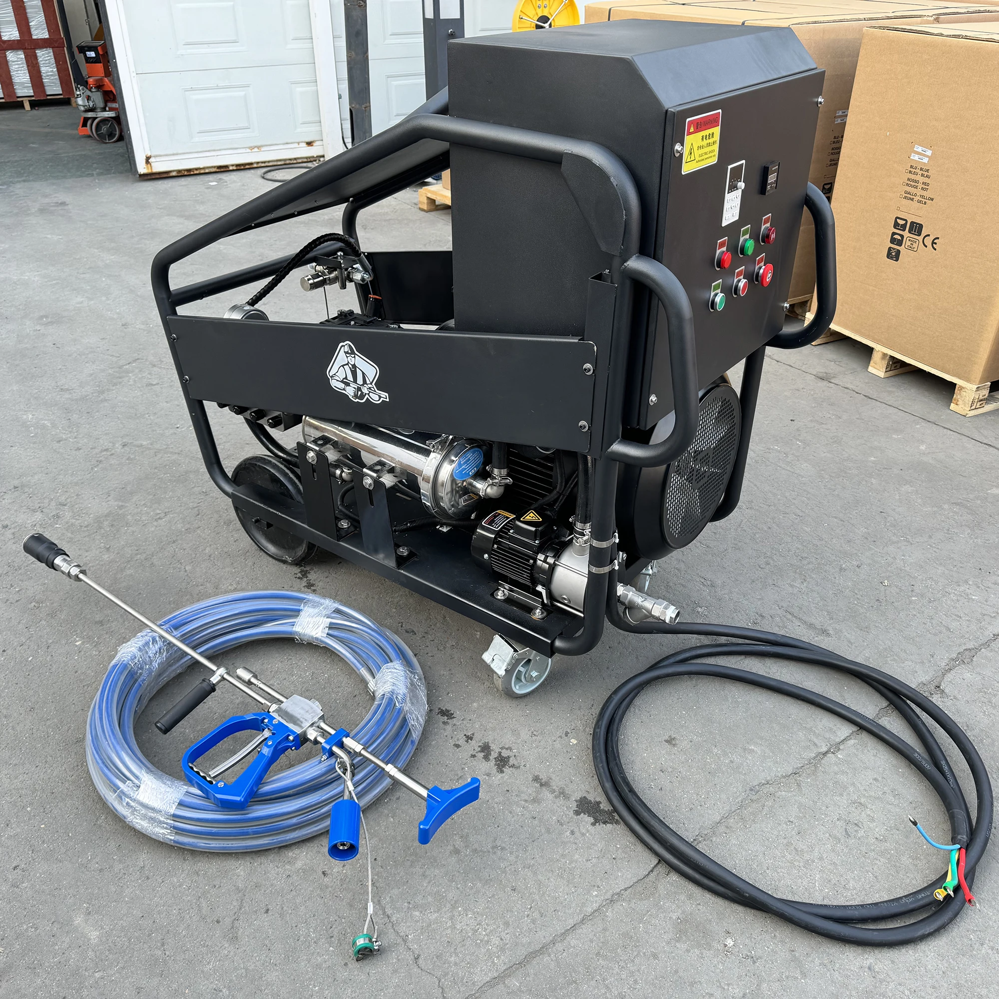 Best Selling Efficient Industrial Electric 2000bar High Pressure Washing Washer for Food Factory Ship Deck