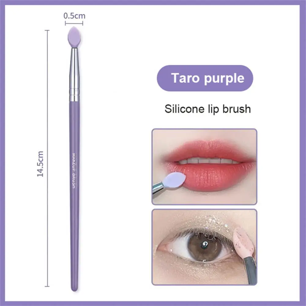 Zachte Lip Borstel Siliconen Hoofd Lip Applicator Borstel Oogschaduw Make-Up Kwasten Draagbare Lippen Cosmetische Vrouwen Beauty Makeup Tools