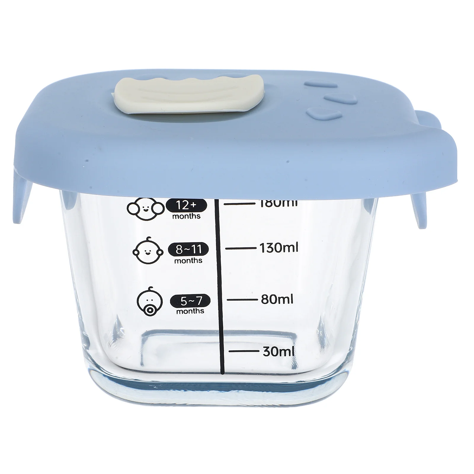 

Baby Complementary Food Bowl Glass Clear Multi Purpose Storage Container for Salads Appetizers and More Baby Food Bowls