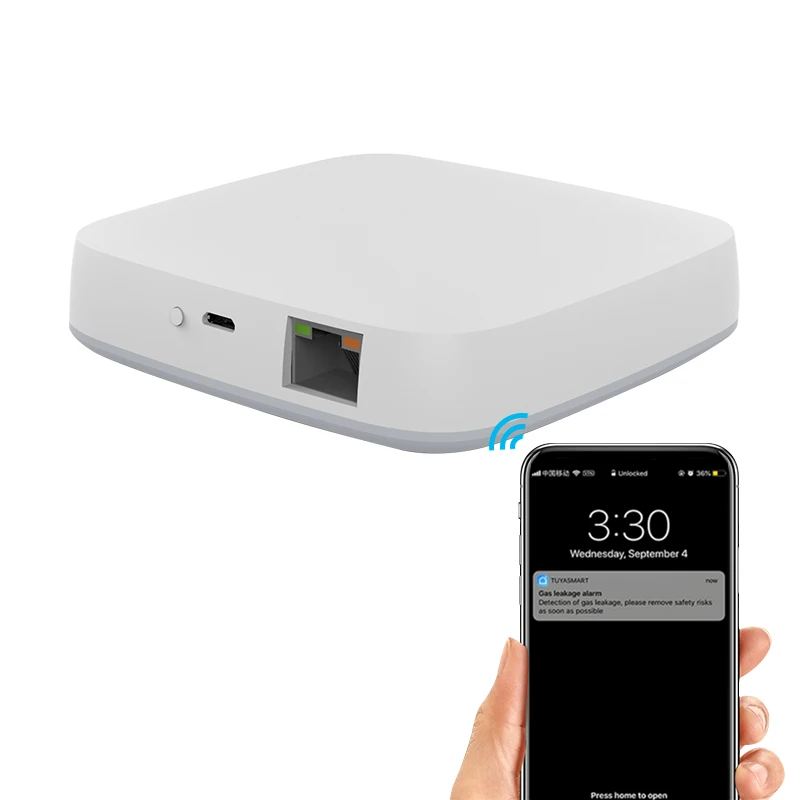 2025 Tuya Smart Home Wire Zigbee Gateway Hub Control Smart Home Devices Remote Control