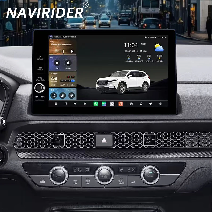 Android QLED pantalla Carplay 11,5 "para Honda CRV CR-V 2024 Auto Radio Multimedia vídeo espeler navegación estéreo automotriz GPS HU