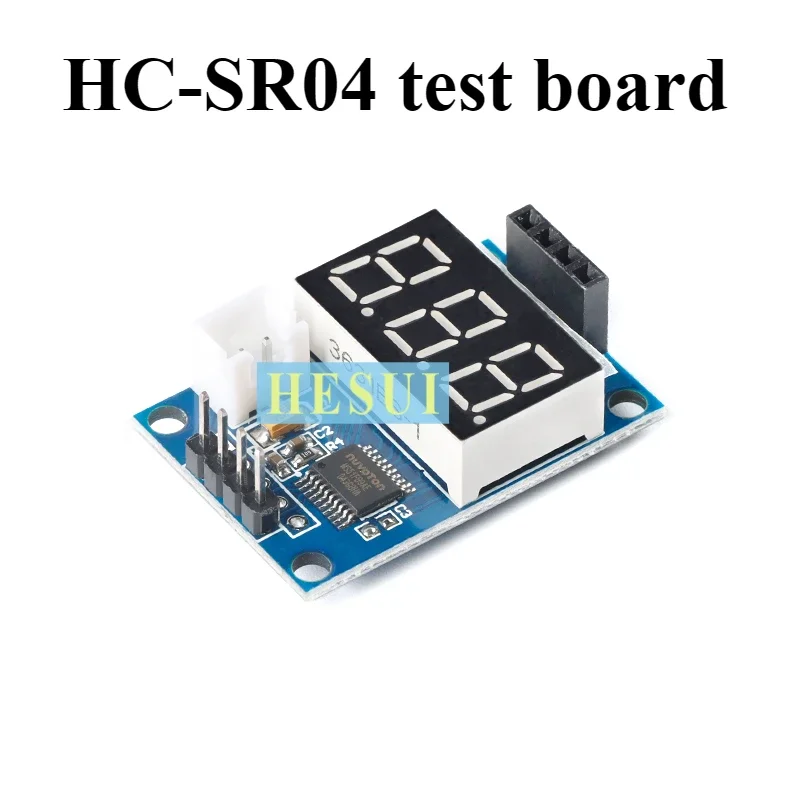 Original HC-S04 ultrasonic module test board digital tube display/serial port output