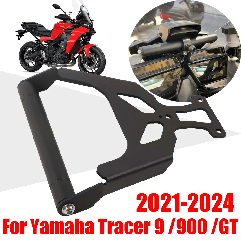 For Yamaha Tracer 9 GT 900 9GT 900GT Tracer9 2021 - 2024 GPS Navigation Mount Bracket Handlebar Bar Extension Phone Stand Holder