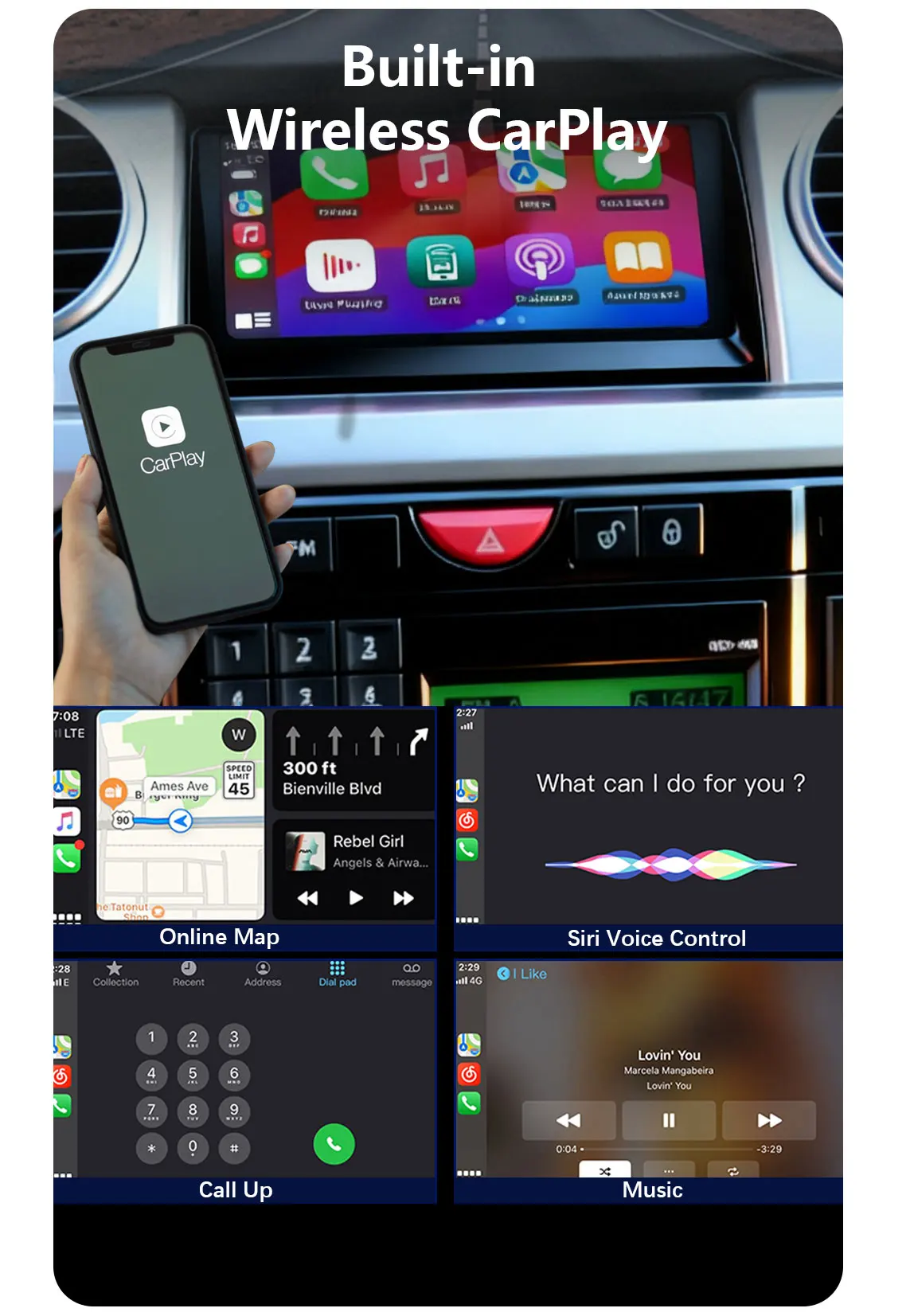 CHSTEK Android 13 Multimedia Player For Land Rover LR3 Discovery 3 L319 2004-2009 Auto Radio Car Stereo Carplay GPS WIFI 4G BT view 2