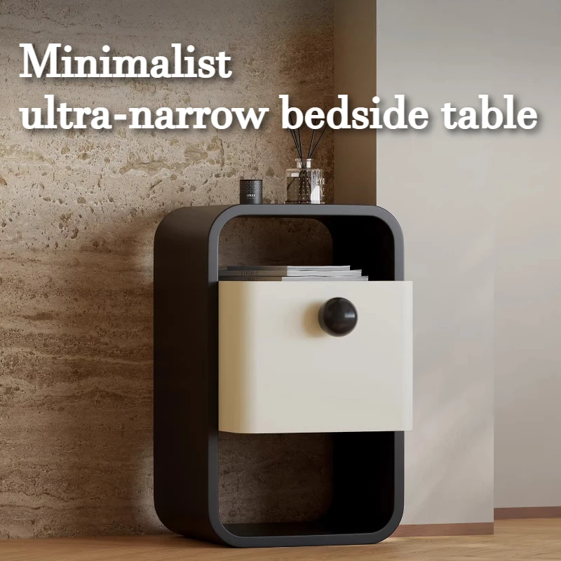 

Modern Wood Nightstands Minimalist Bedside Table Nordic Style Storage Function Decor Aesthetic Solid Wooden Bedroom Furniture