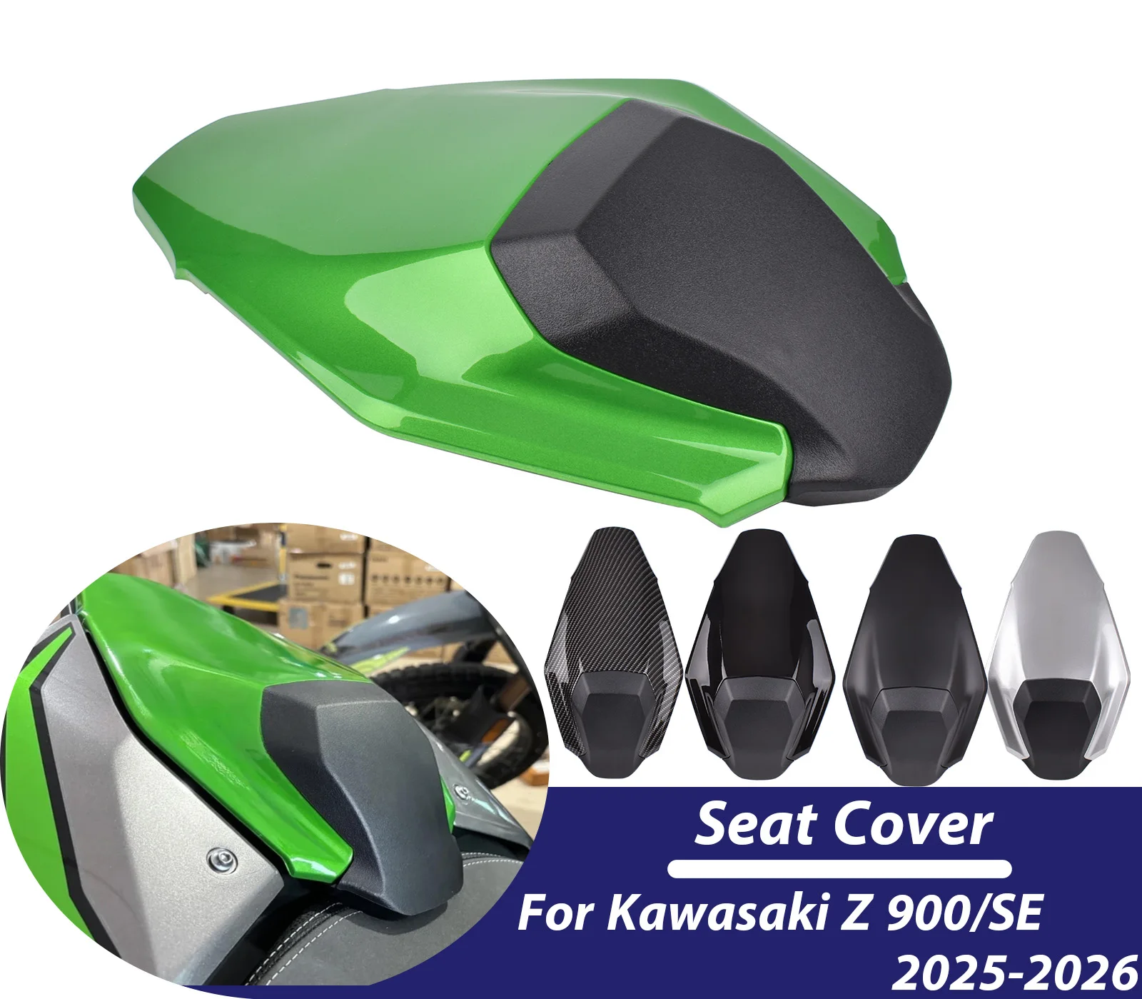 

Motorcycle Rear Seat Fairing Cowl Hump For Kawasaki Z900 Z 900 2025 Rear Passenger Pillion Cover Fairing Seat Cover Accessories