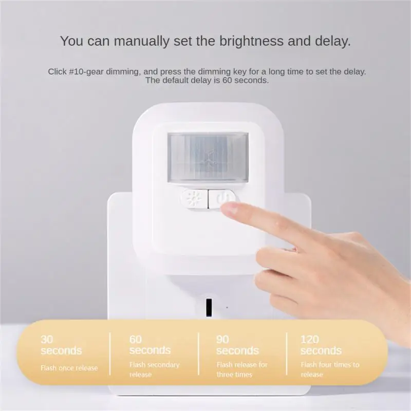 

Night Light Sound-light Remote Control Energy-saving Smart Induction The Human Intelligent Sensing Light Small Night Light