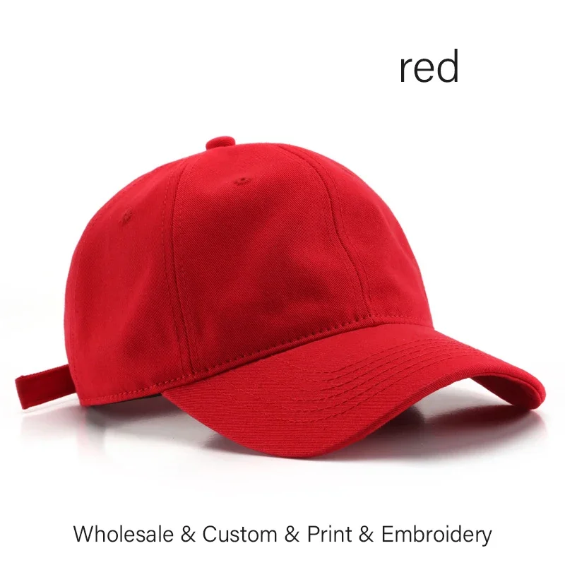 SLECKTON Custom Baseball Cap Mode DIY Brief Borduren Hoeden voor Vrouwen en Mannen Katoen Ontwerp LOGO Groothandel Unisex Caps