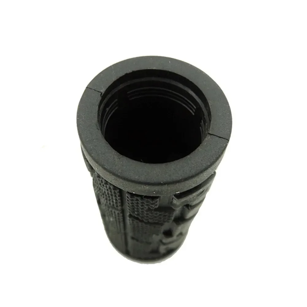 1 Pair Bike Handlebar Grips Bicycle Shift Short Texture Handlebar Cover 2.56in/65mm Half Rubber Short Handlebar Cover